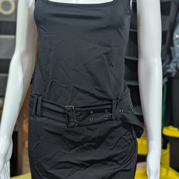 Burberry Black Belted Mini Dress - Picture 5 of 6